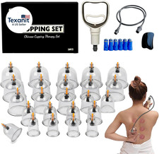 Cupping Set, 24 Cups Cupping Kit for Massage Therapy, Chinese Cupping Therapy Se