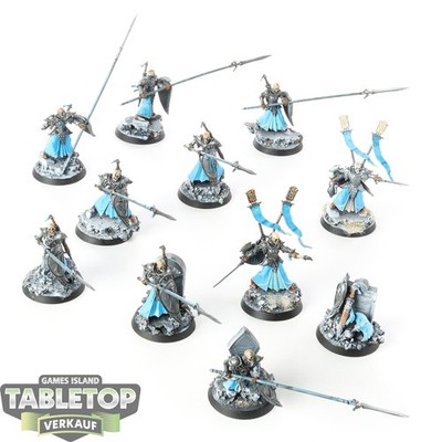Lumineth Realm Lords - 10x Vanari Auralan Wardens - teilweise bemalt