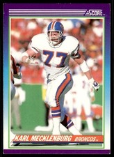 1990 Score Karl Mecklenburg Denver Broncos #115