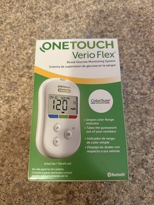 OneTouch Verio Flex Meter Blood Glucose Monitoring System - EXP 11/30/2027