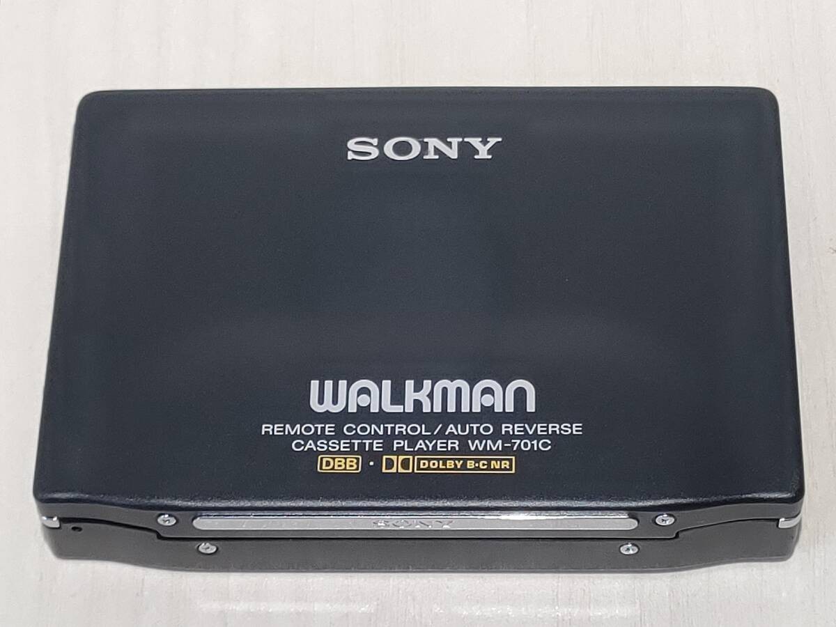 SONY WM-701C WALKMAN ウォークマン カセットプレーヤー SONY WM-701C Walkman Cassette Player Black Serviced Portable From