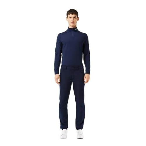 Lacoste Sport Ultra Dry Slim Fit Golf Pants Mens 33 Navy Blue