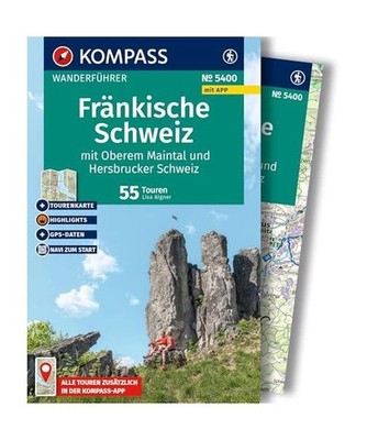 KOMPASS Wanderführer Fränkische Schweiz mit Oberem Maintal und Hersbrucker Sch