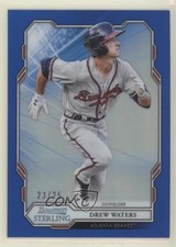 2019 Bowman Sterling Prospect Blue Refractor 23/25 Drew Waters #BPR-47 4l3