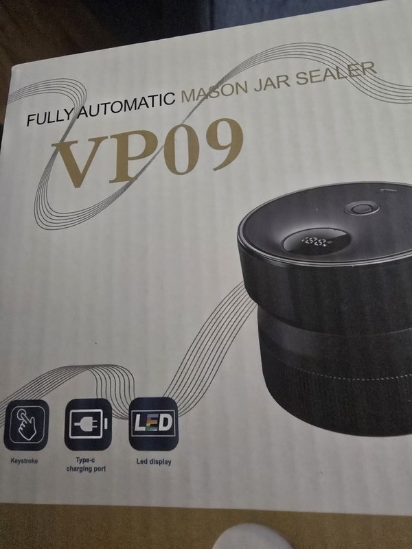 2026 Upgraded Mason Jar Vacuum Sealer, Electric Vacuum Sealer for Regular Mouth