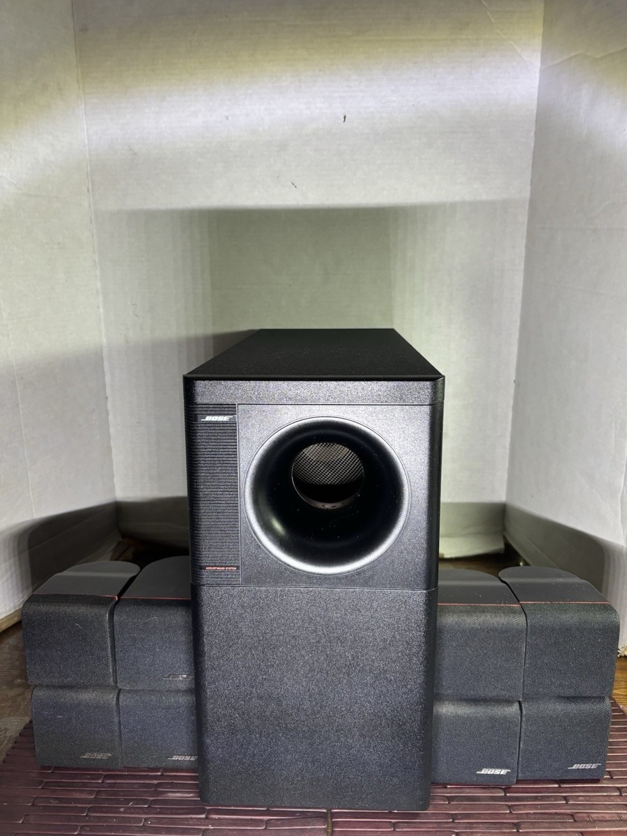 Bose Acoustimass Home Theater Speaker System Subwoofer And