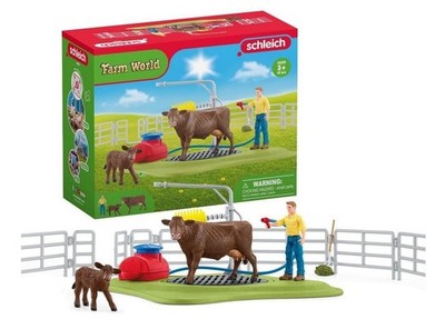 Schleich 42529 Farm World Kuh Waschstation Bauernhof NEU OVP UNGEÖFFNET
