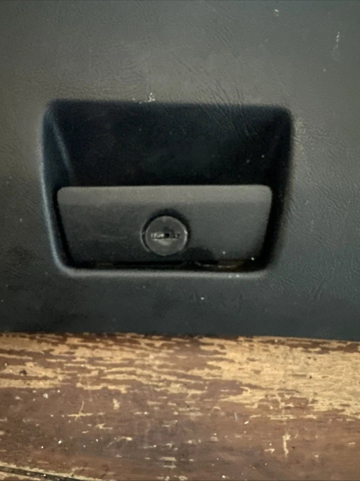 BMW 528e 535i 535is 1982-1988 interior guantera puerta estaba pintada de color negro OEM Foto 4 de 4