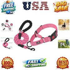 Martingale Dog Collar with Quick Release Buckle Reflective Dog Training Colla...