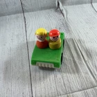 Vintage 1980s Fisher Price Toy Car & Two Little People