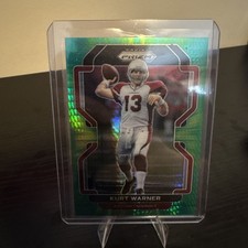 Kurt Warner 2021 Panini Prizm #82 green wave  Prizm /175  Arizona Cardinals