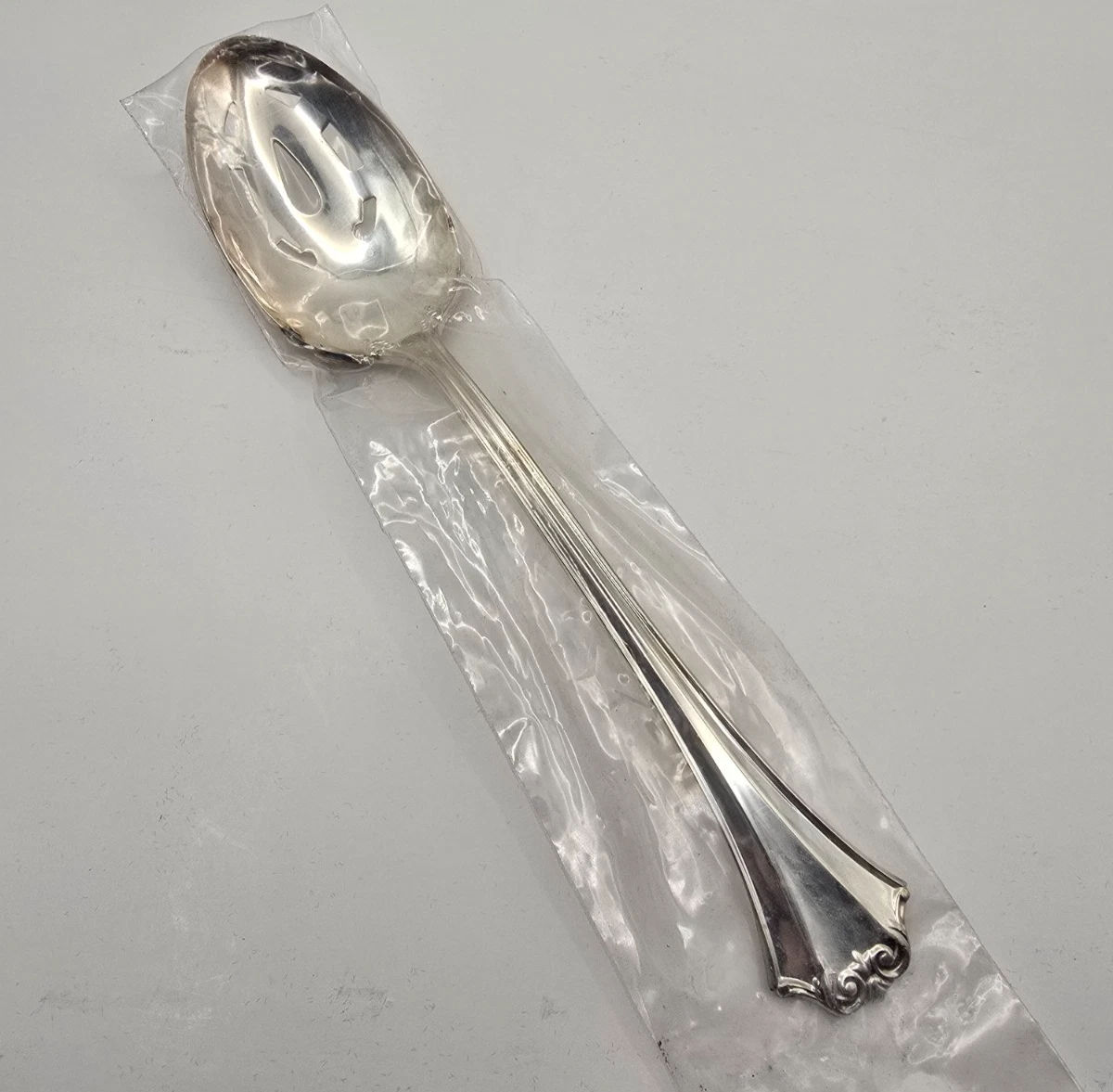 Reed & Barton FRENCH CHIPPENDALE Silverplate Pierced Serving Spoon