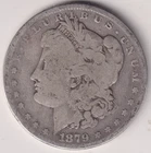 1879 S MORGAN SILVER DOLLAR 90% SILVER $1 SAN FRANCISCO UNITED STATES MINT USA