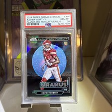 2024 TOPPS COSMIC CHROME PLANETARY PURSUIT URANUS #XW XAVIER WORTHY PSA 10