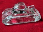 Original WW2 US Military Battle TANK glass paperweight