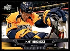 2013 Upper Deck Hockey Matt Hendricks 342 Nashville Predators
