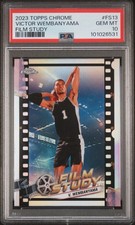 2023 Topps Chrome Film Study Victor Wembanyama Rc Psa 10 Gem Mint 2023 Topps Chrome Film Study Victor Wembanyama Rc Psa 10 Gem Mint