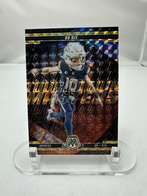 2025 Mosaic Bo Nix Reactive Yellow Touchdown Masters /89