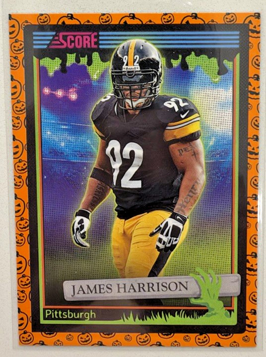 2026 Panini Score-A-Treat Pumpkins James Harrison #94 Pittsburgh Steelers