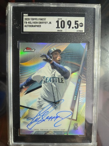 Ken Griffey Jr. #FA-KGJ 2020 Topps Finest Autographs card