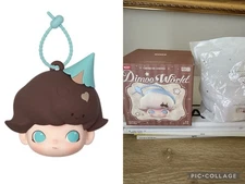 Authentic POPMART Dimoo Crush On Coffee Earphone Case charm Peppermint Heartbeat