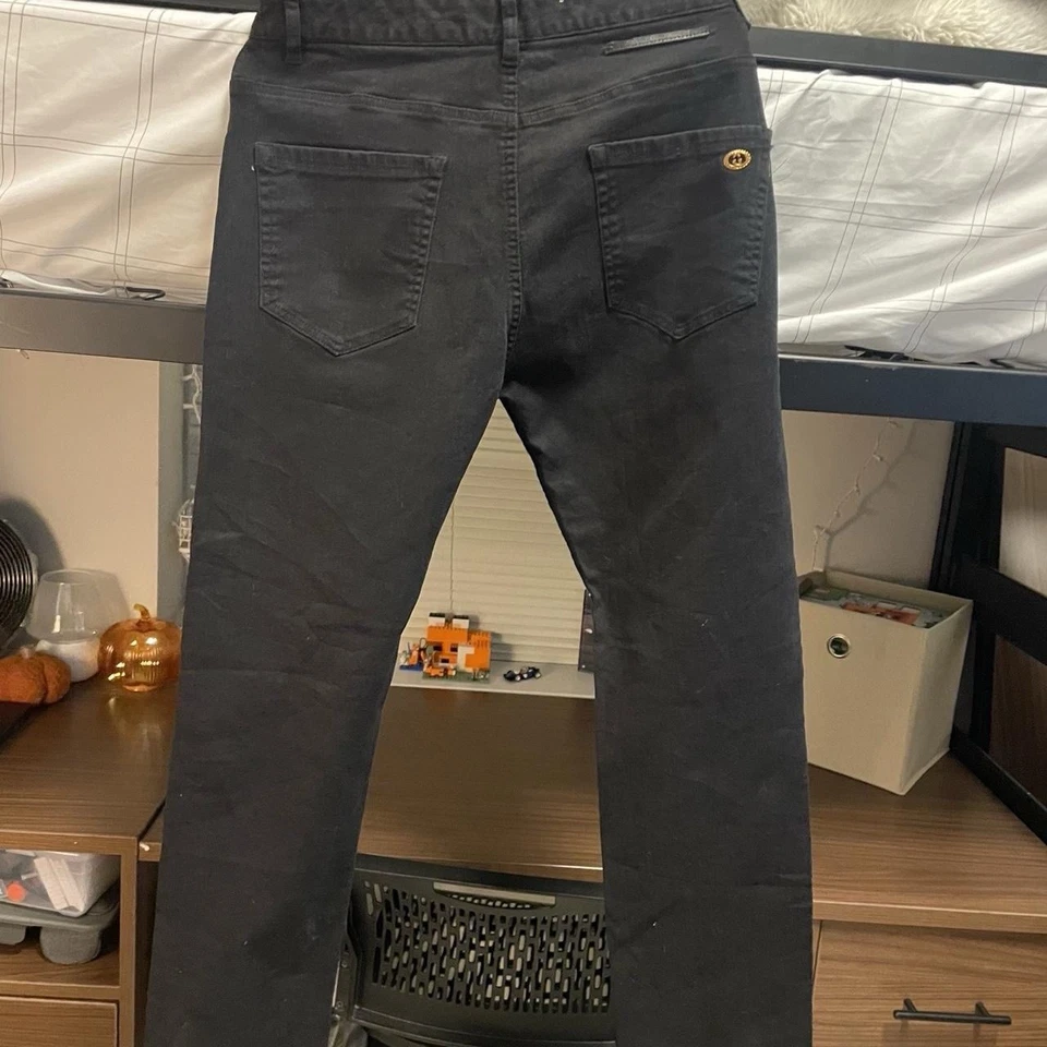 ¡JEANS GUCCI NEGROS LOCOS! -Talla 32!!!-¡Se enviará lo antes posible!!! Foto 3 de 4