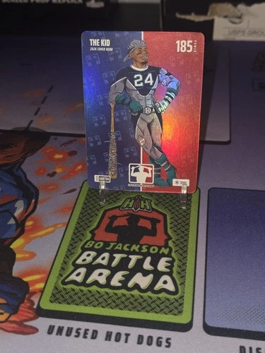 2026 Bo Jackson Battle Arena `The Kid` Ken Griffey Jr. Steel Logo Foil SSP