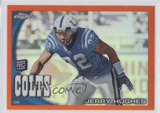 2010 Topps Chrome Rack Pack Orange Refractor Jerry Hughes #C82 0c2