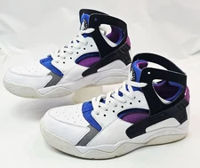 Nike Air Flight Huarache OG 888203-100 Mens Size 9 Purple/Blue/White/Black