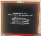 BEAUTIFUL WOODEN CABINET TO HOLD 1ST MINT MORGAN SILVER DOLLAR COLLECTION