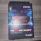 Open Pack - Samsung SSD 990 PRO Heatsink 1TB 2TB 4TB M.2 PCIe 4.0 NVMe V-NAND