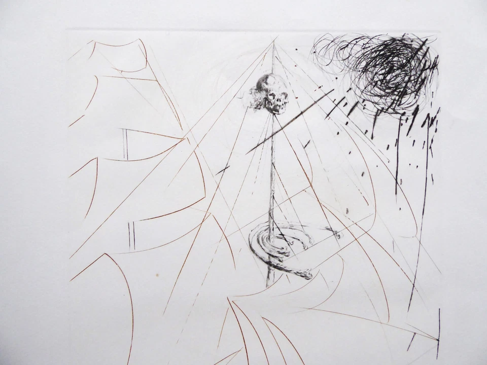 SALVADOR DALI - "LE VAISSEAU FANTOMÉ" - FARBRADIERUNG 1969 - Bild 2 von 4