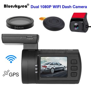 mini 0906 4k wifi 2ch dual gps dashcam