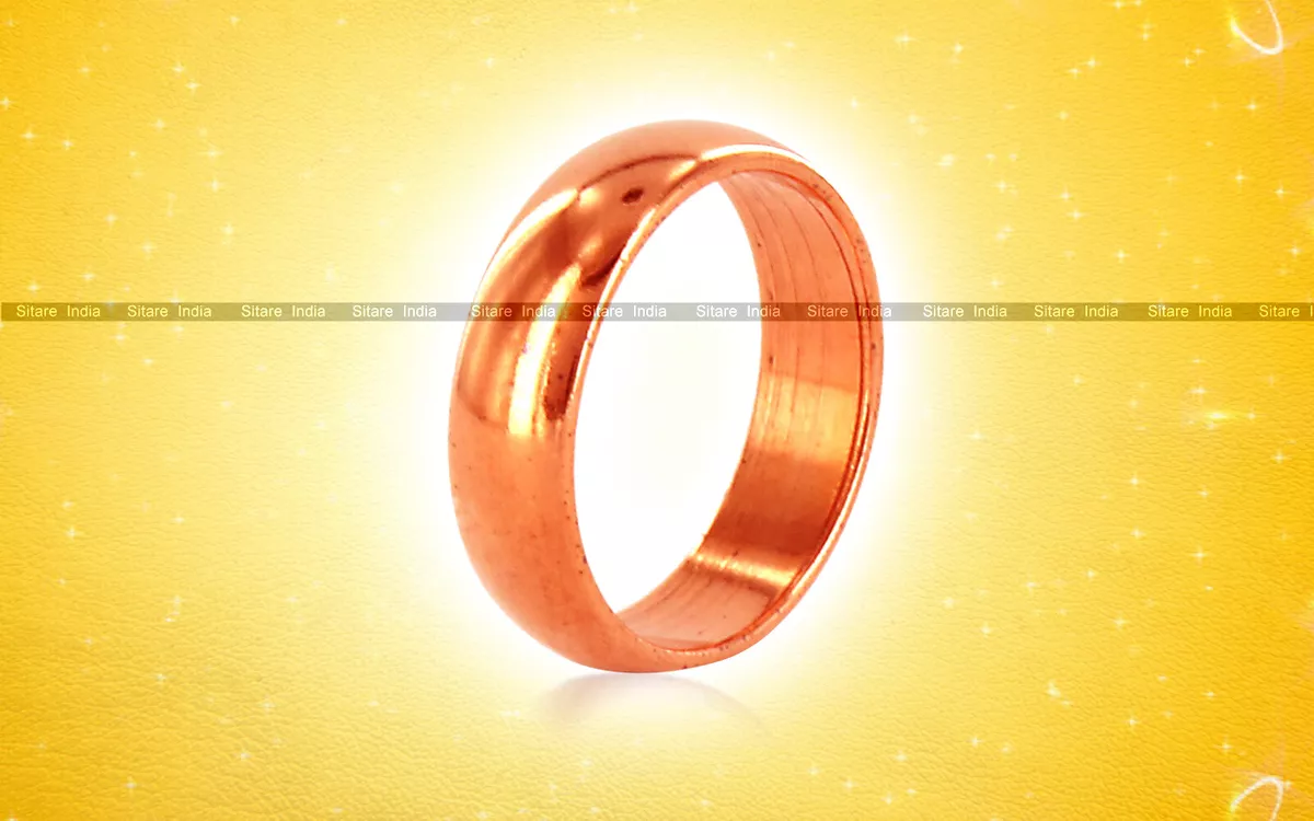 Plain sale copper ring