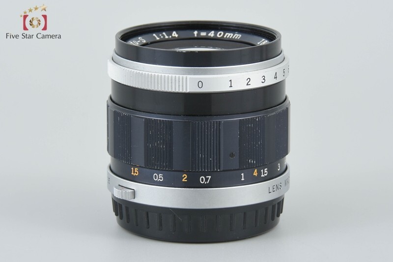 Olympus G.ZUIKO AUTO-S 40mm f/1.4 for PEN FT / FV / F | eBay Olympus G.ZUIKO AUTO-S 40mm f/1.4 for PEN FT / FV / F | eBay