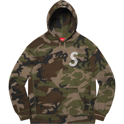 Supreme Swarovski S Logo Hooded Sweatshirt SS21 (SS21SW40) Men's