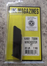 For Winchester Model 77 22LR 22 LR TRIPLE K 730M 7 Round Blued Steel Magazine