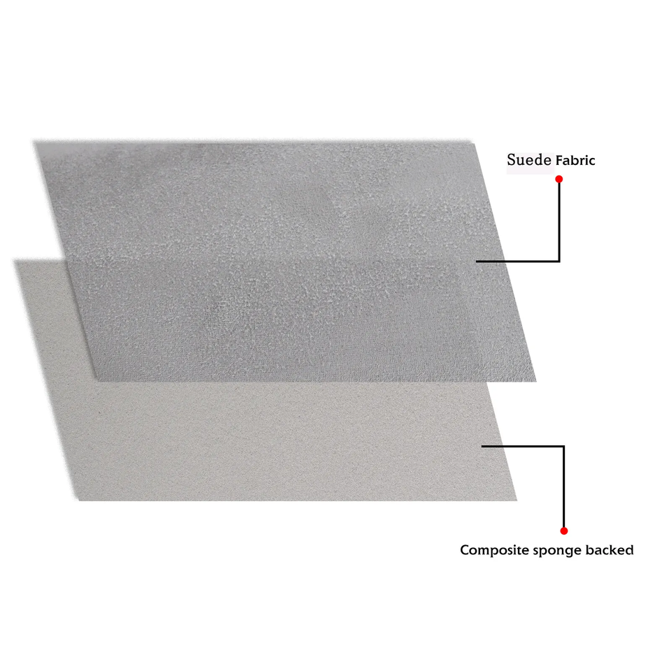 Beige Suede Headliner Fabric Material 80"x60" Car Interior Roof Liner