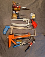 New home tool lot screwdrivers, wrenches, hacksaw and more!