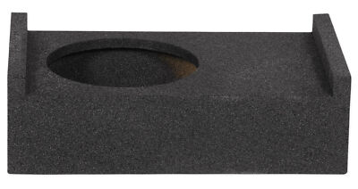 ROCKVILLE RQT10 10'' Bedliner Sprayed Shallow Sealed Car/Truck Sub Box Enclosure