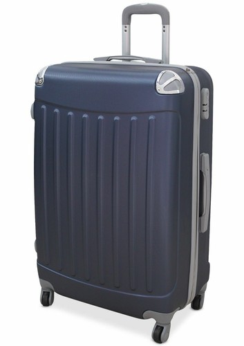 Trolley Set di Valigie Rigide ORMI in ABS con bagaglio a mano 4 ruote  autonome | eBay