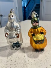 Dept 56 Ghost and Pumpkin Costumed Trick Or T...