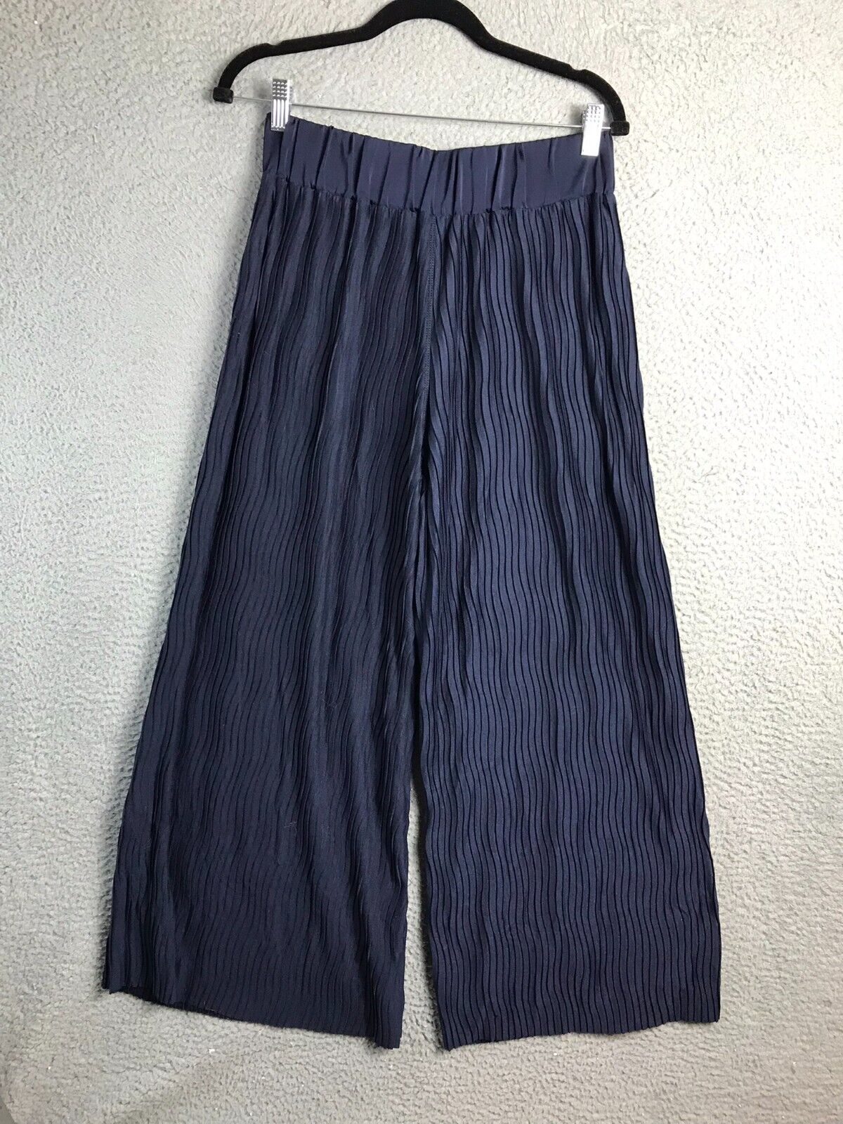 Anthropologie Palazzo Pants Womens XS Navy Blue P… - image 9