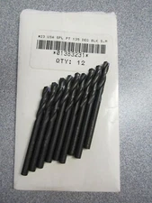 (1383231) #23 0.1540" Oxide RH HSS Screw Machine Length Drill Bits - Lot of 9