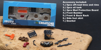 1/64 ACCESSORY PACK For 2016 ISUZU D-MAX -64BACC2