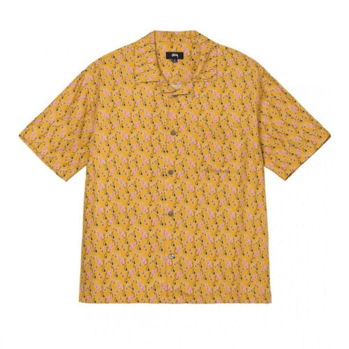 Stussy XL Button Down Shirt Paisley Embroidered Logo Stussy XL Button Down Shirt Paisley Embroidered Logo