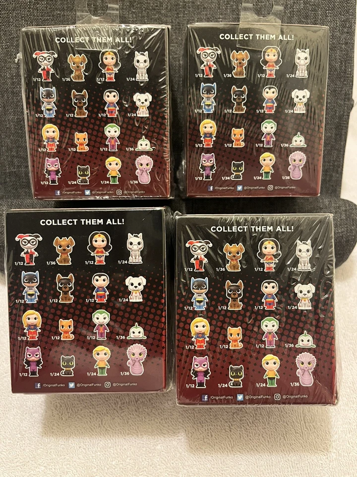Funko - Mystery Minis: DC Comics Super Heroes Figuras Vinilo Lote De 4 NUEVO EN CAJA SELLADO Foto 2 de 4