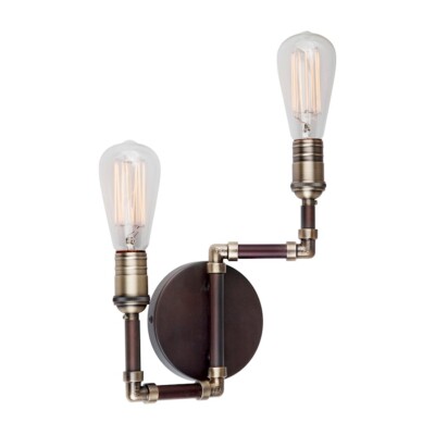Forte Lighting 2-Light 15'' Wall Sconce, Antique Bronze - 7064-02-32
