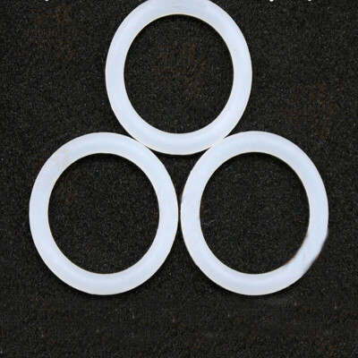 Ø2mm Cross Section Food Grade White Silicone Rubber O-Ring Gasket Sealing Washer