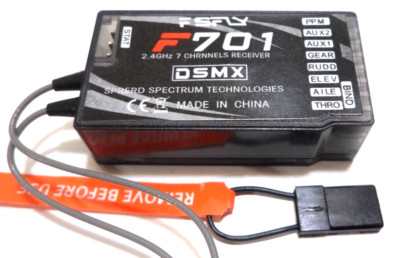 FSFly F701 Spektrum 2,4 GHz DSMX Diversity RC Flugzeug Empfänger 7 Kanal mit PPM